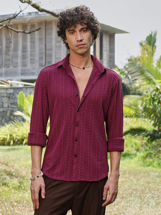 Chevron-Loop Shirt