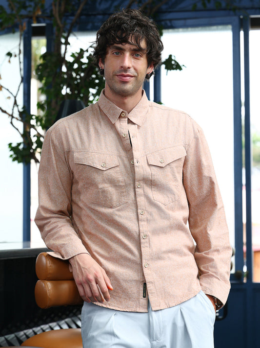 Utility-Brushed Shirt