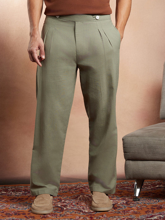 Lightweight - Linen-Blend Cigrette Trousers