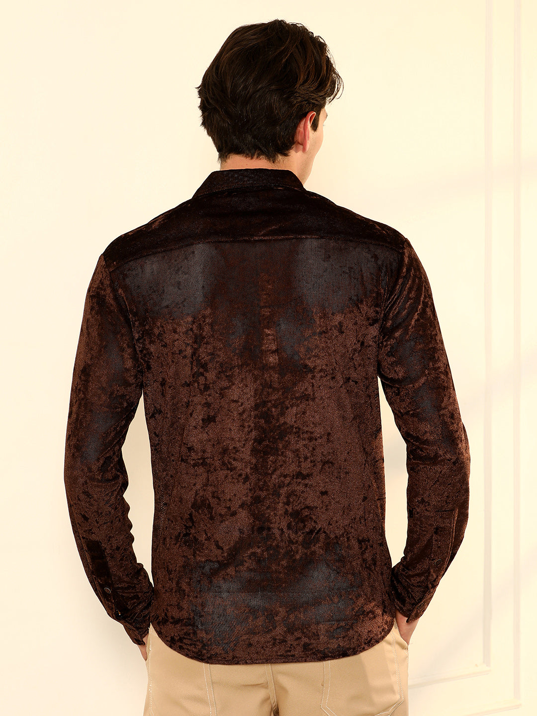 Solid Velvet Shirt