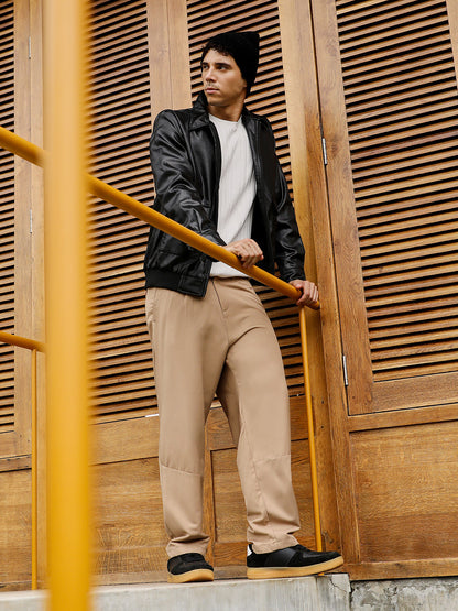 Zip-Front Embossed Jacket