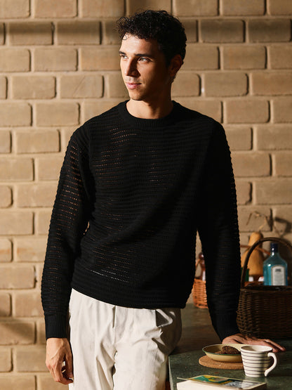 Loose-Knit Pullover Sweater