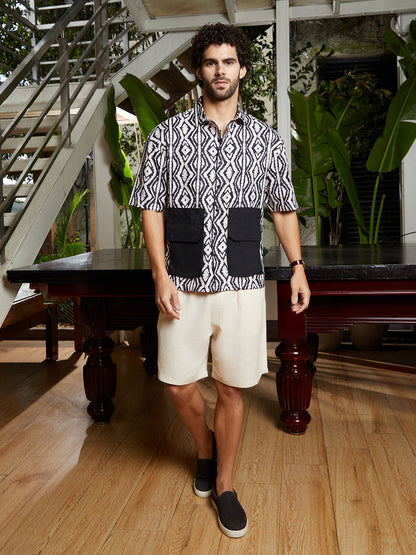 Indie-Utility Oversized Shirt