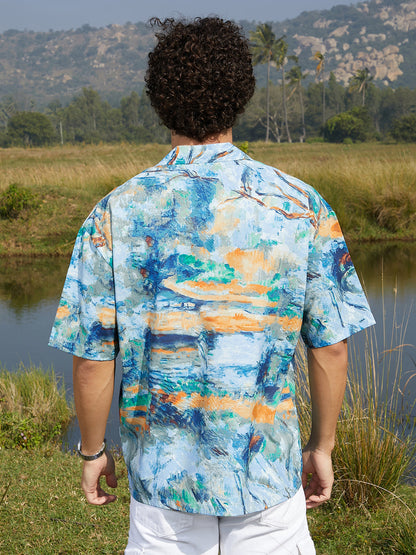 Indie-Block Oversized Shirt