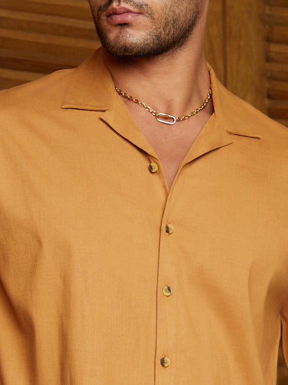Solid Resort Oversized Shirt