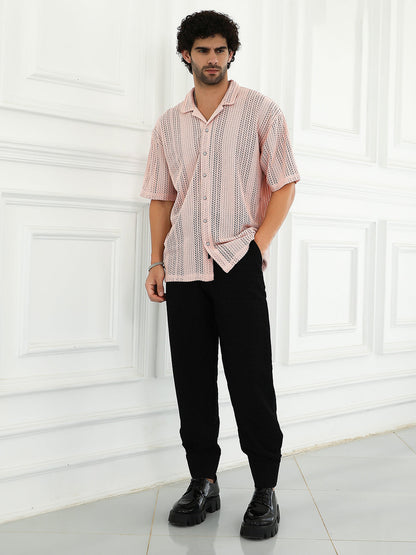 Ziggy-Knit Oversized Shirt