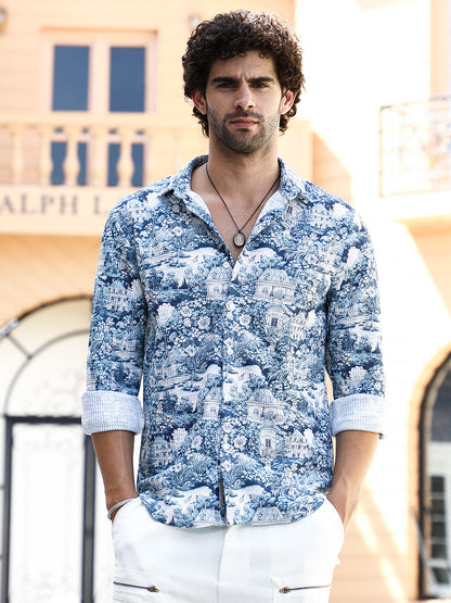 Victorian-Landscape Tactile Shirt