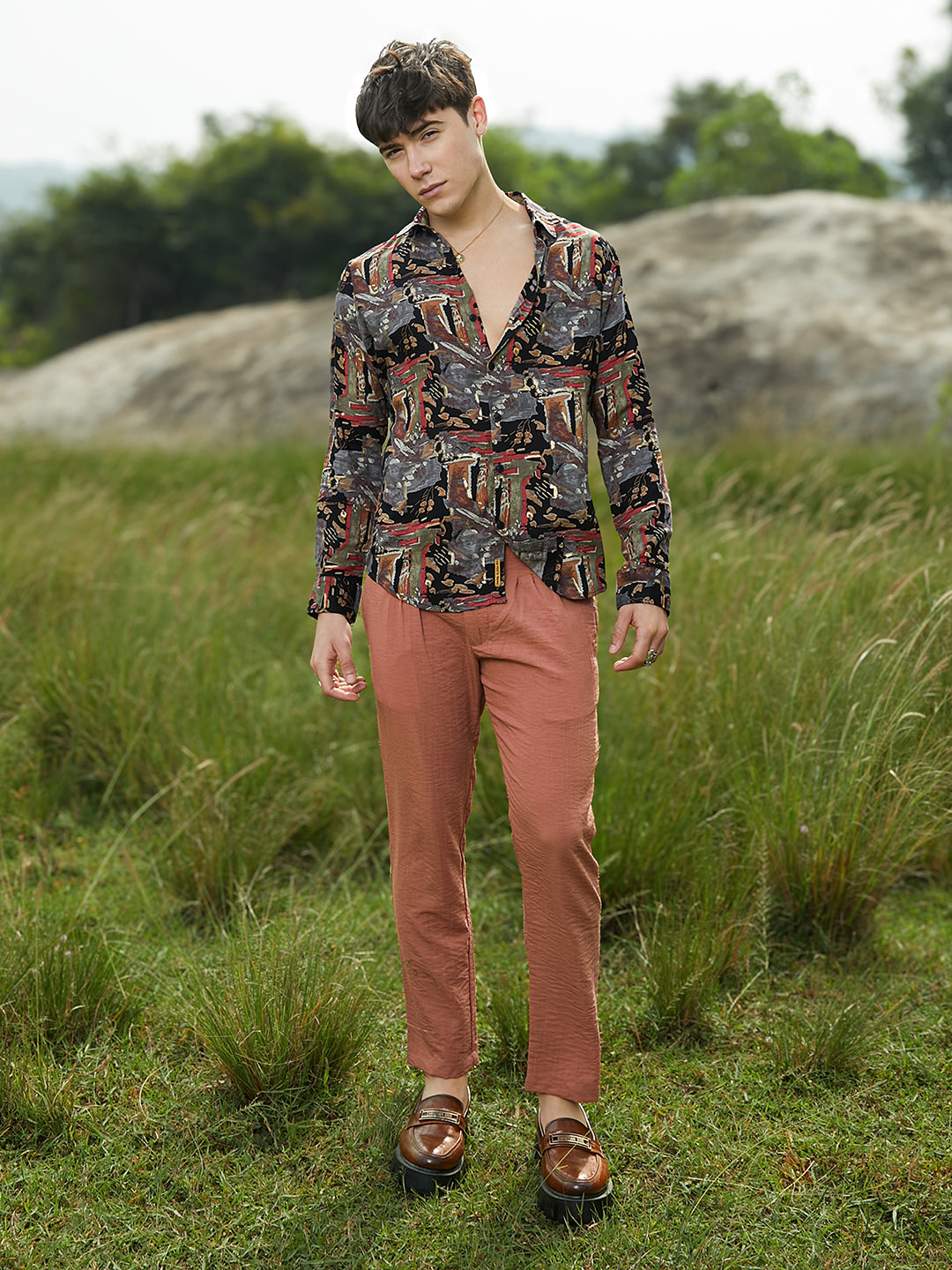 Impressionistic Foliage Shirt