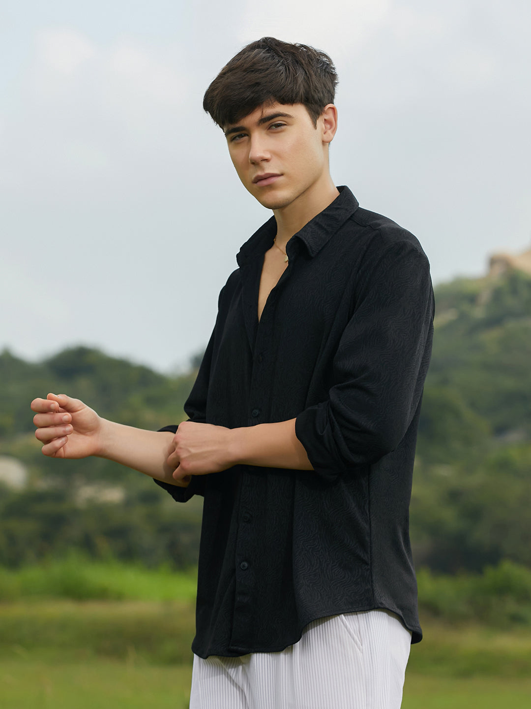 Crimp-Tactile Shirt