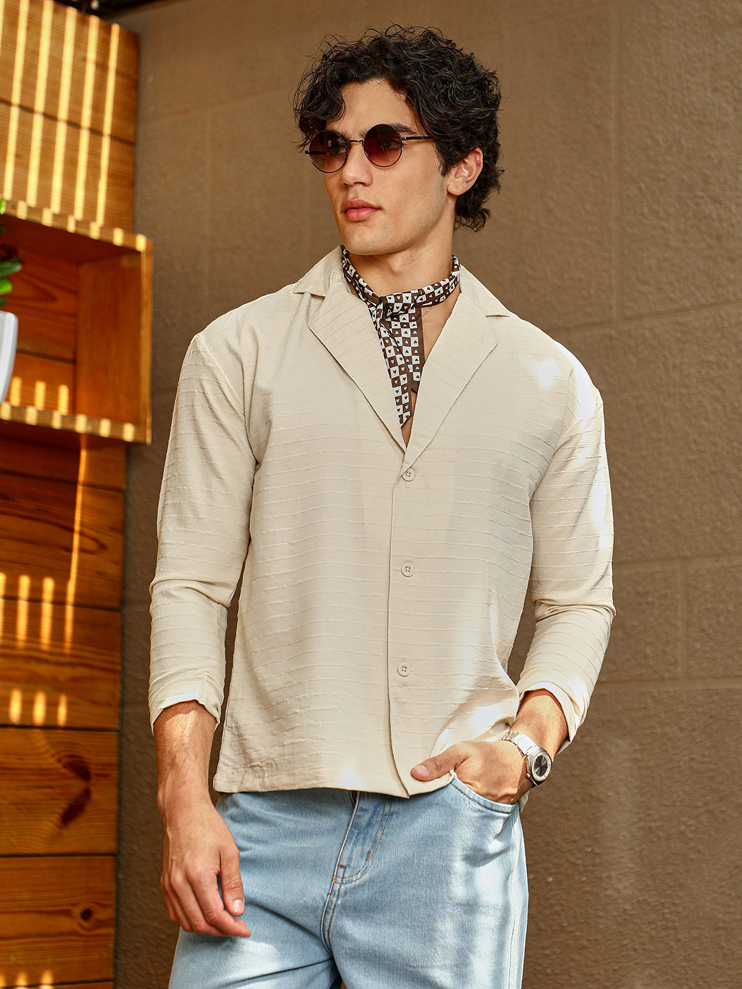 Striped Cuban Shirt