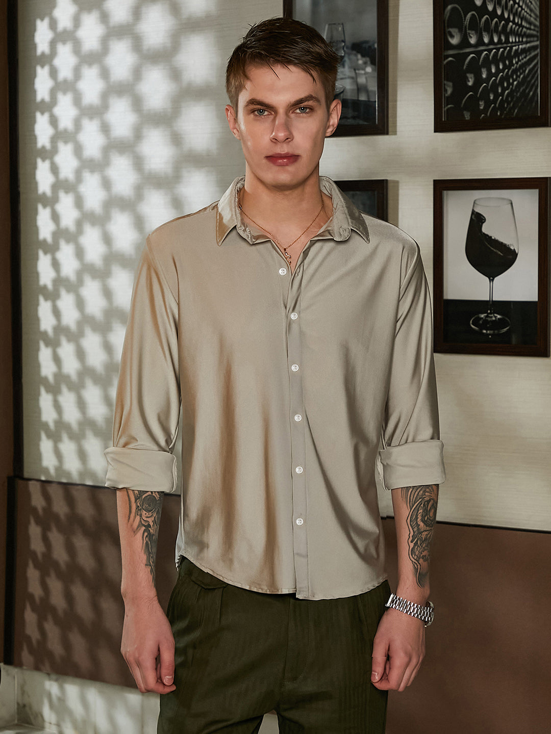 Solid Lustre Shirt