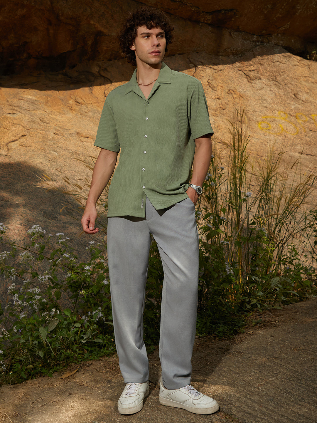 Rope-Ribbed Shirt