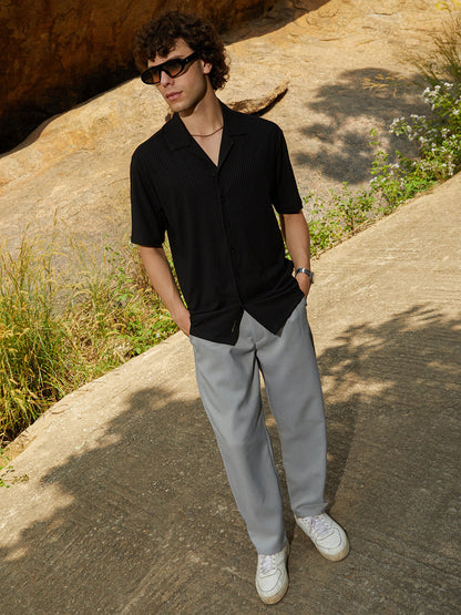 Ridge-Ribbed Shirt