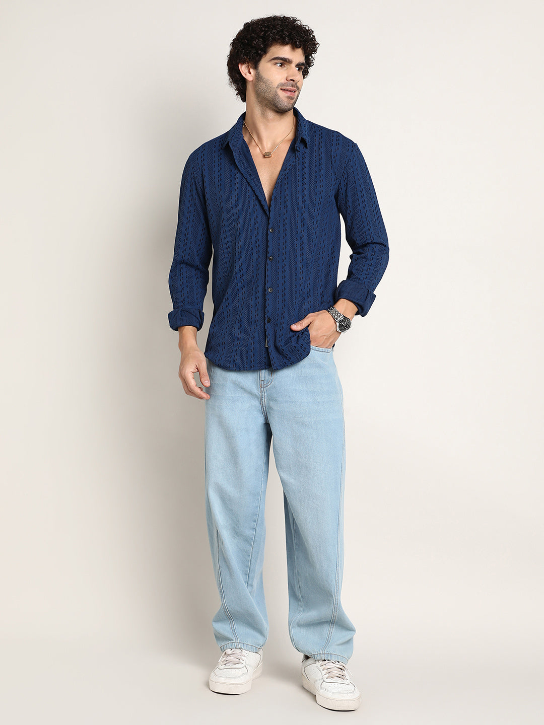 Chevron-Loop Shirt
