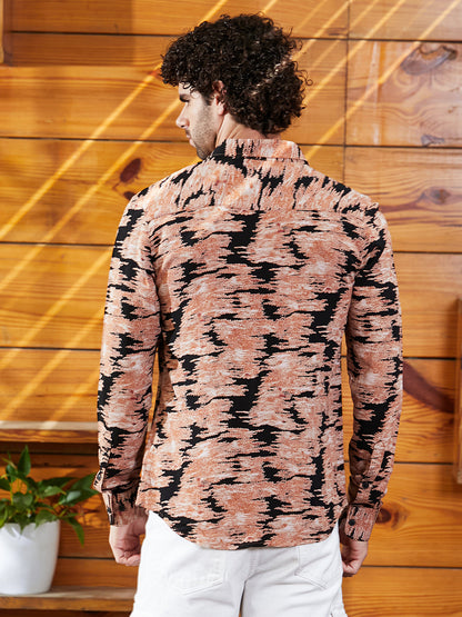 Contrast-Scuff Shirt