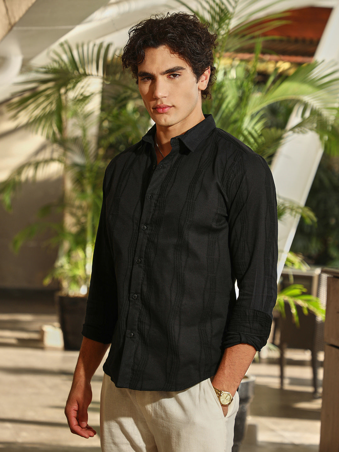 Swirl-Tactile Shirt