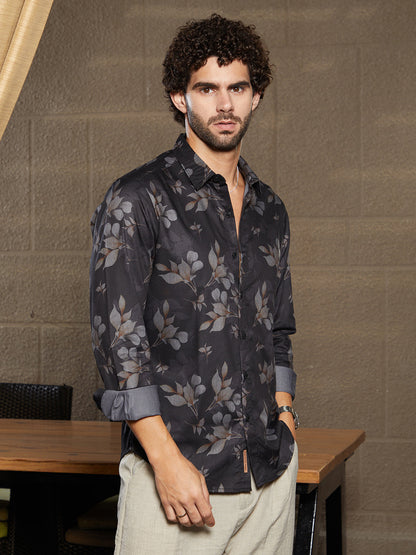 Stamped-Foliage Shirt