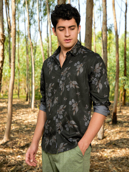 Stamped-Foliage Shirt