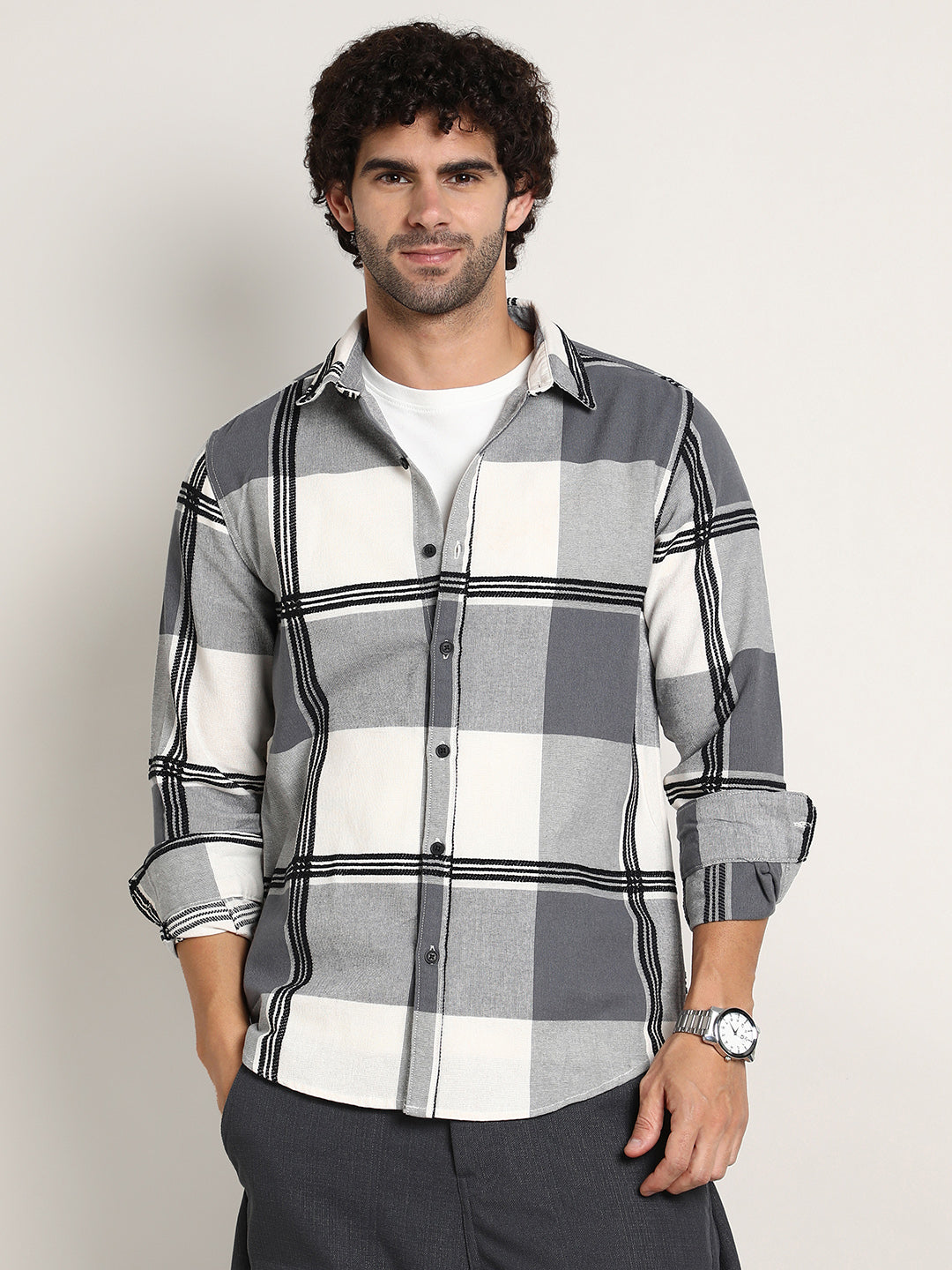 Overlap Buffalo Shirt