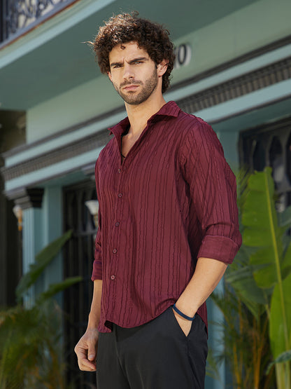 Ripple-Edge Shirt