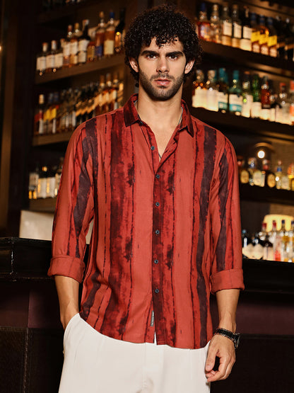 Dark-Tone Brushed Shirt