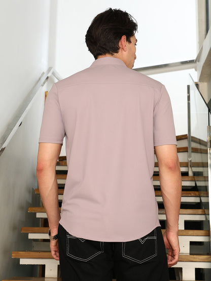 Seamless Waffle-Knit Shirt