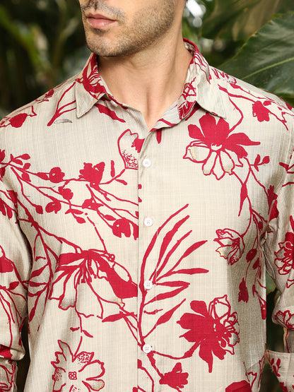 Freesia-Imprint Shirt