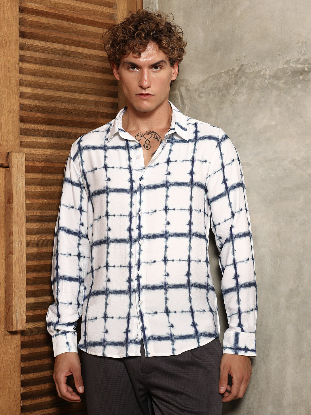 Dye-Check Regular Shirt