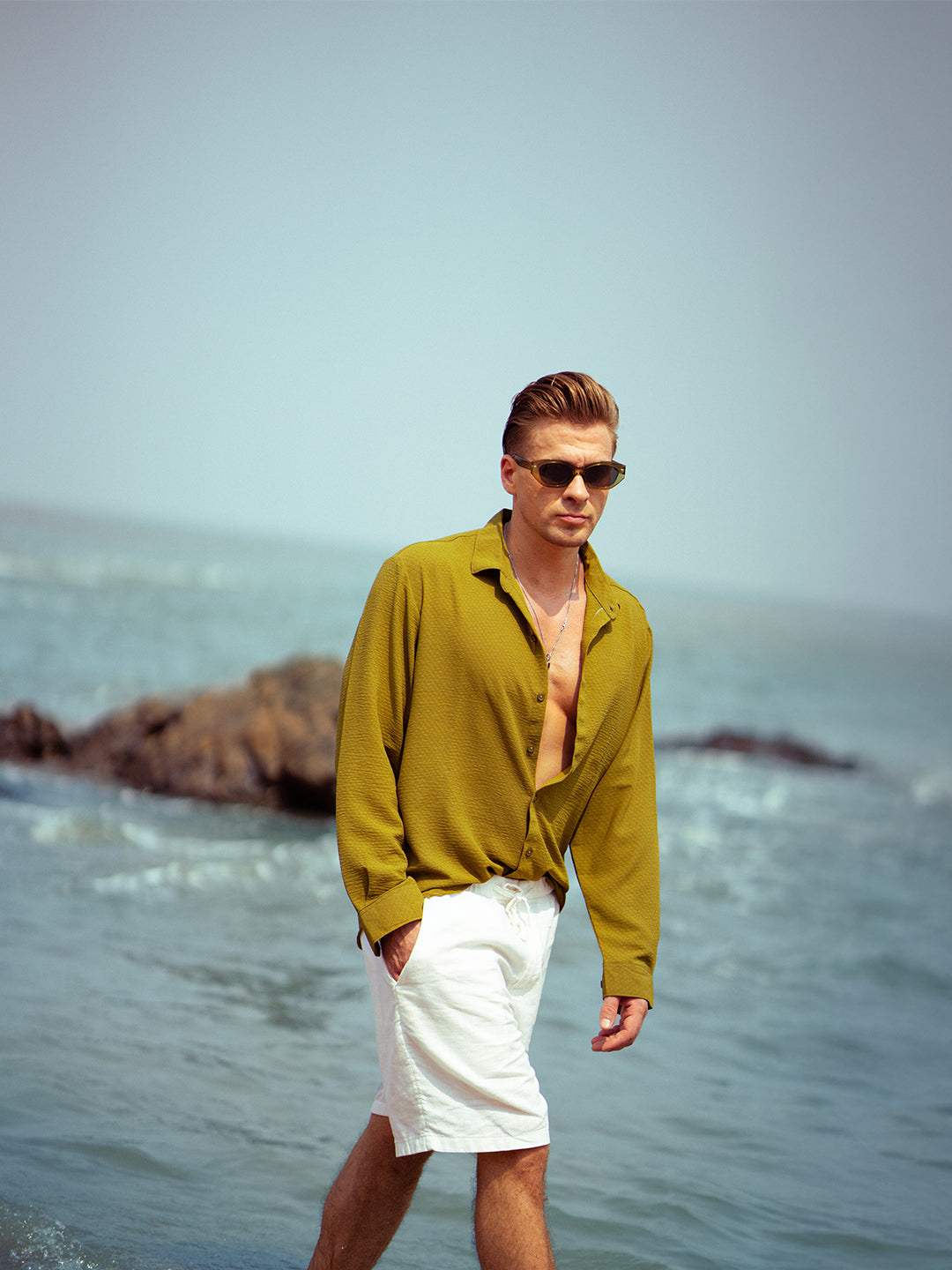 DistortÃ©-Woven Regular Shirt