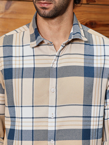 Maxi-Plaid Relaxed Shirt