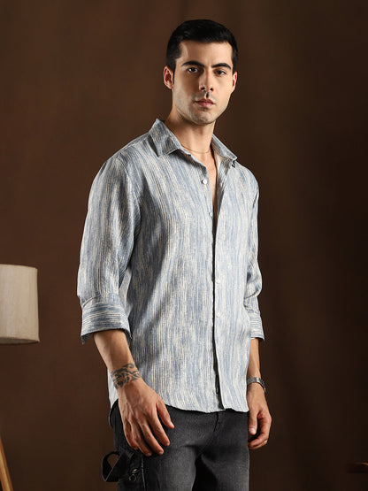 Distortion-Weave Shirt