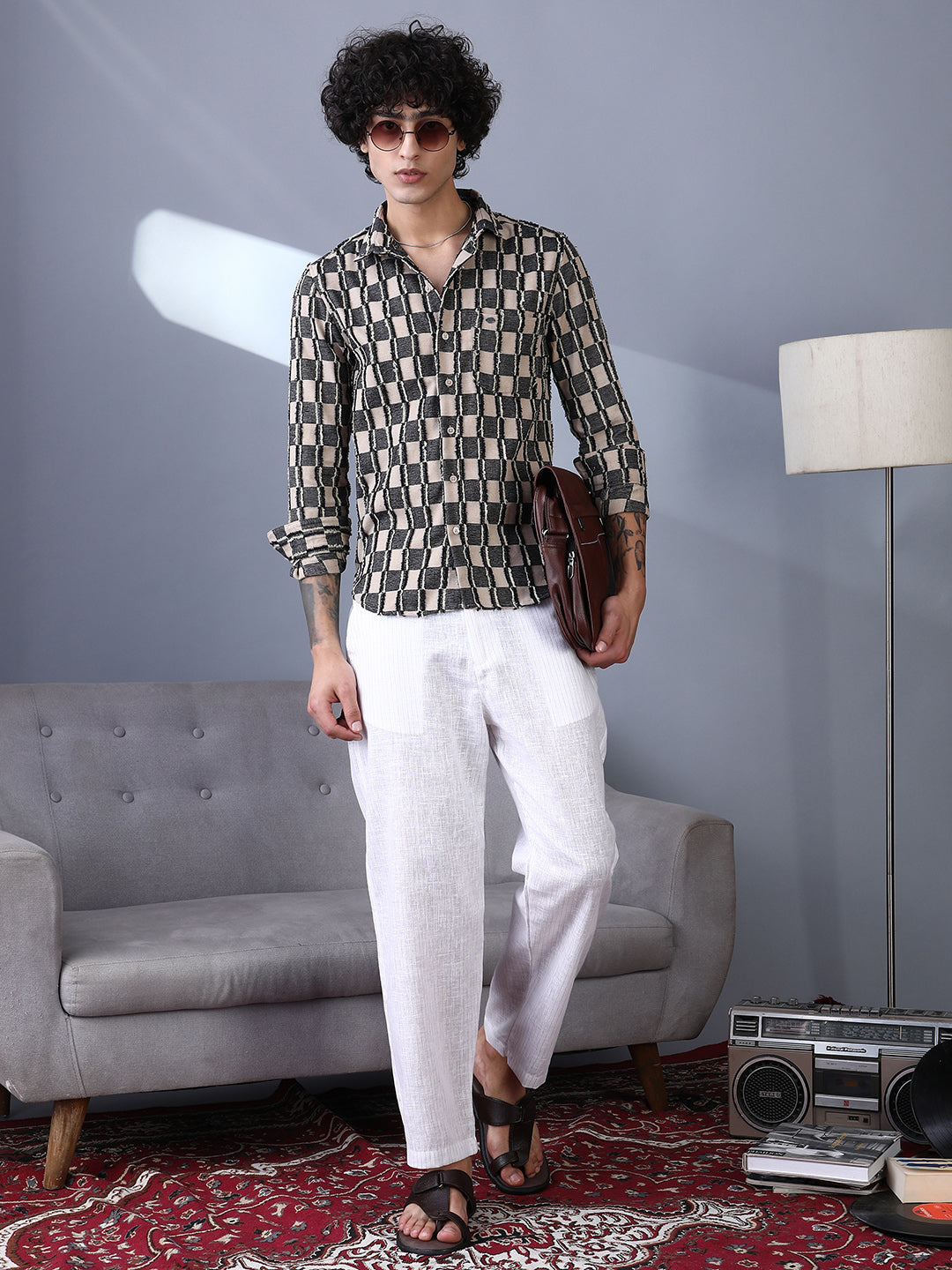Block-Edge Shirt