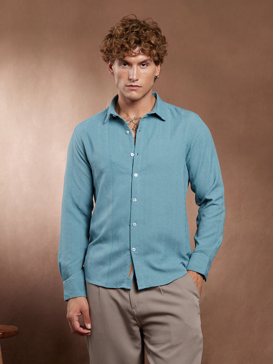 Freeform-Textured Shirt