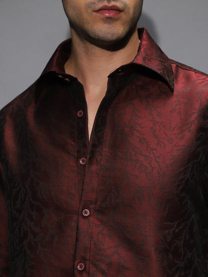 Foliage-Woven Shirt