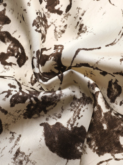 Faded-Flora Jacquard Shirt