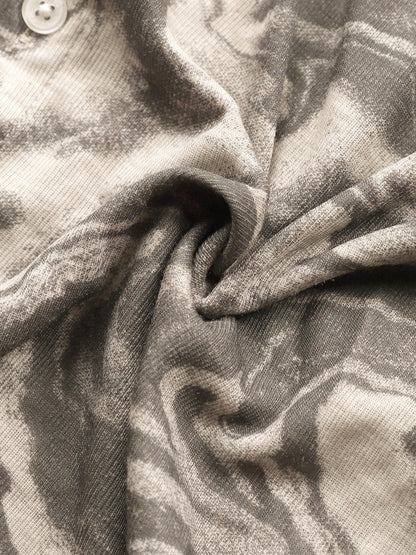 Fluid-Marble Textured Shirt