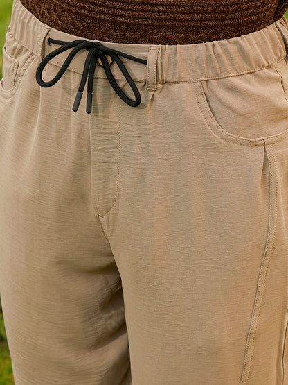 Lightweight - Solid Tapered Trousers