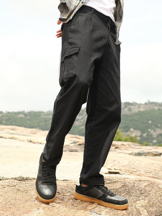Lightweight - Pleated Utility-Tapered Trousers