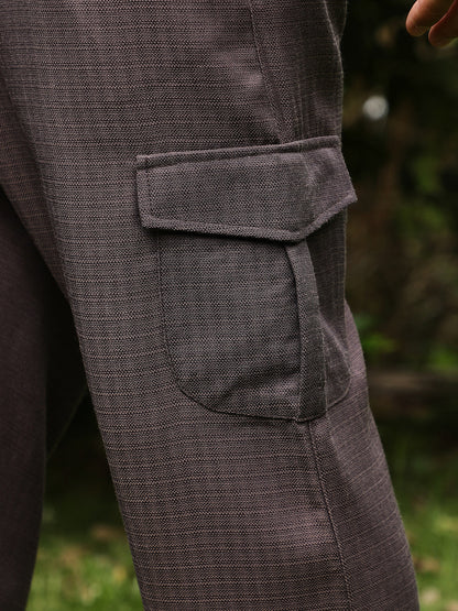 Pleated Utility-Tapered Trousers