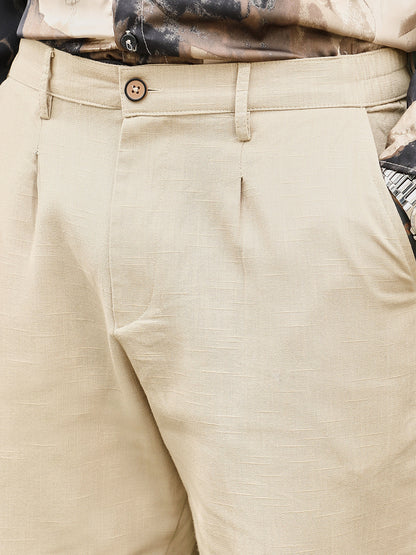 Lightweight - Pleated-Cuffed Tailored Trouers