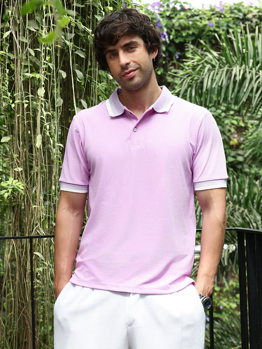 Graph-Tactile Polo T-Shirt