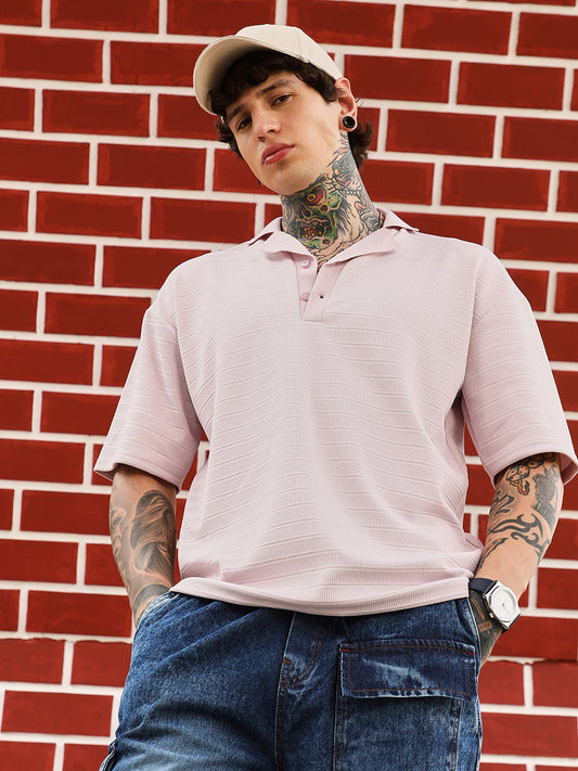 Coil-Tactile Cuban Polo T-Shirt
