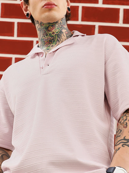 Coil-Tactile Cuban Polo T-Shirt