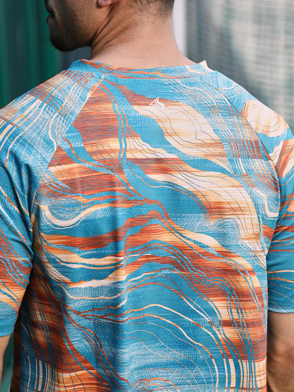 Lined-Dye Activewear T-Shirt