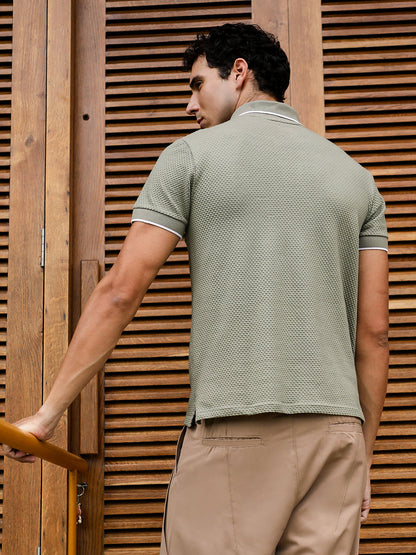 Dot-Tactile Polo T-Shirt