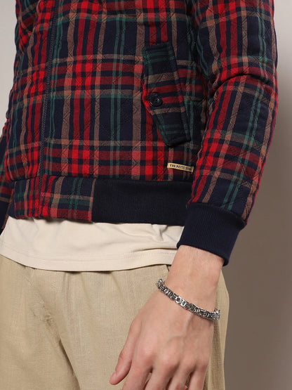 Tartan Plaid Bomber Jacket
